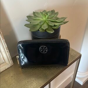Black Patent Leather Wallet